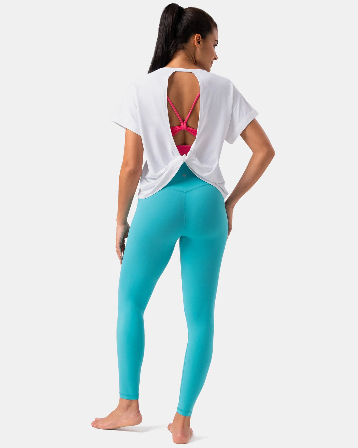 Sorona Batwing Sleeve Twist-Back Relaxed Fit Top 4
