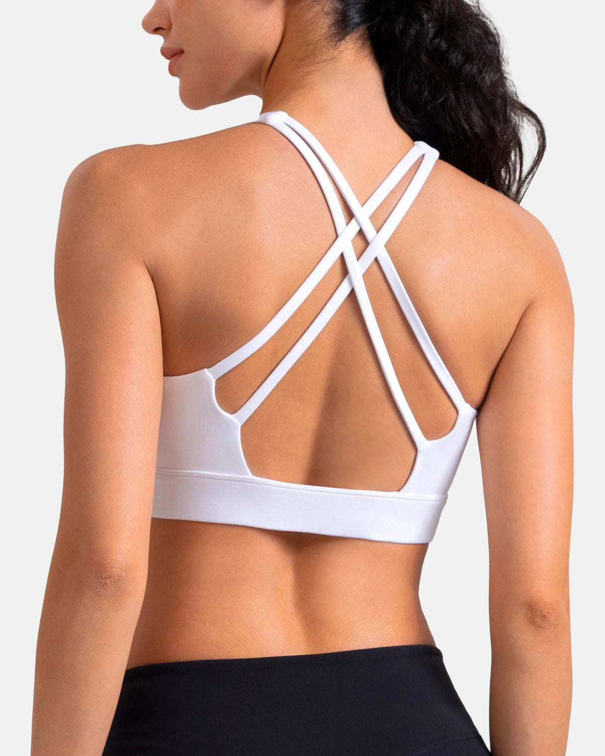 Dreamlux® Square Neck Cross-Back Sports Bra 2