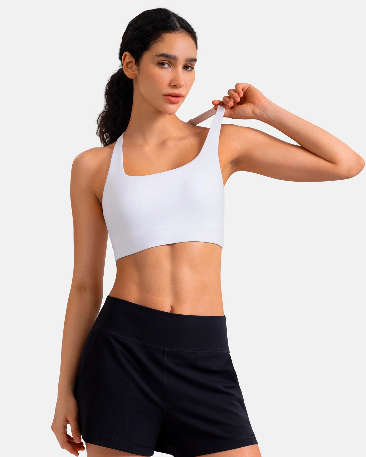 Dreamlux® Square Neck Cross-Back Sports Bra 5