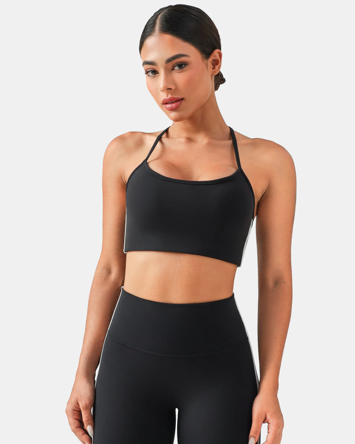 Dreamlux® Y-Back Adjustable Sports Bra w/ Side Stripes 3