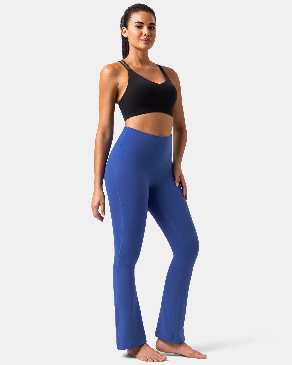 Dreamlux® No Front Seam Flare Legging 29.5" - Standard — Baleine Blue