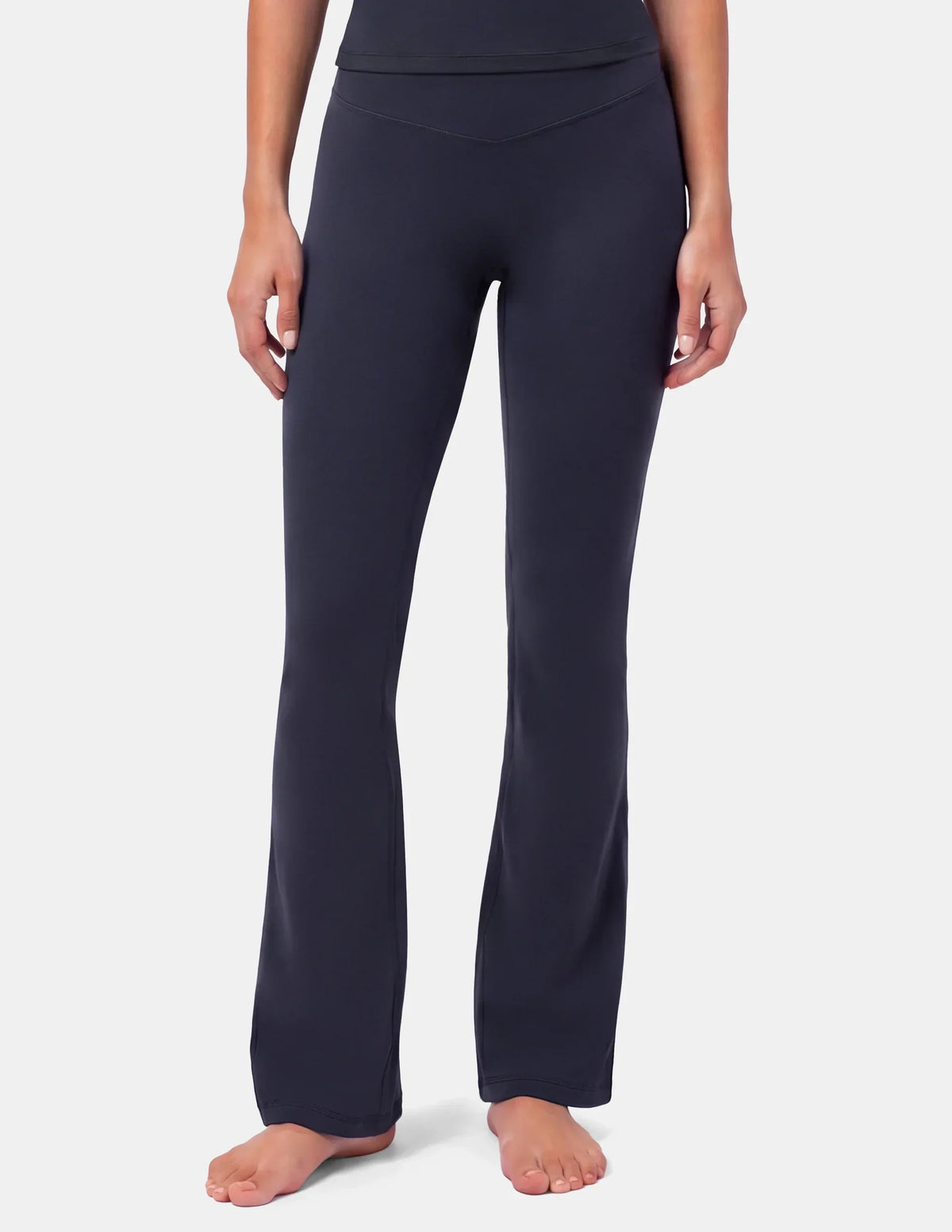 Dreamlux® No Front Seam Flare Legging 29.5" - Standard — Blue Ink