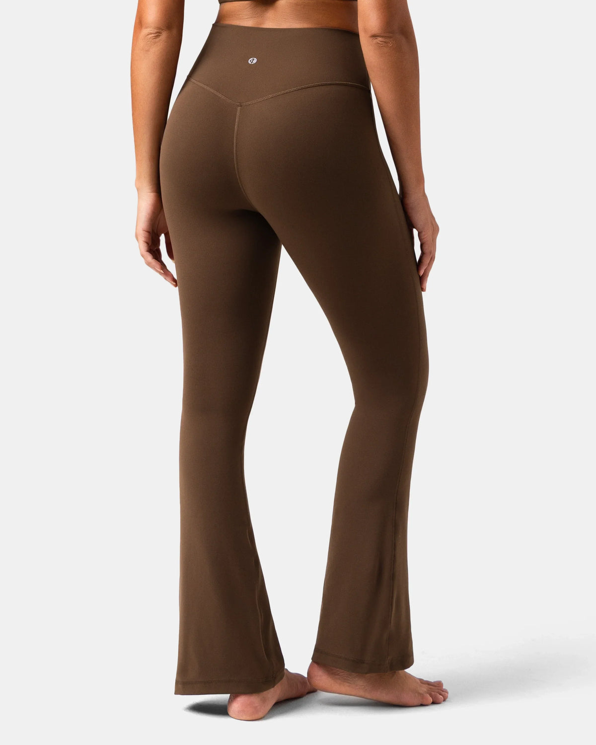 Dreamlux® No Front Seam Flare Legging 29.5" - Standard — Cocoa