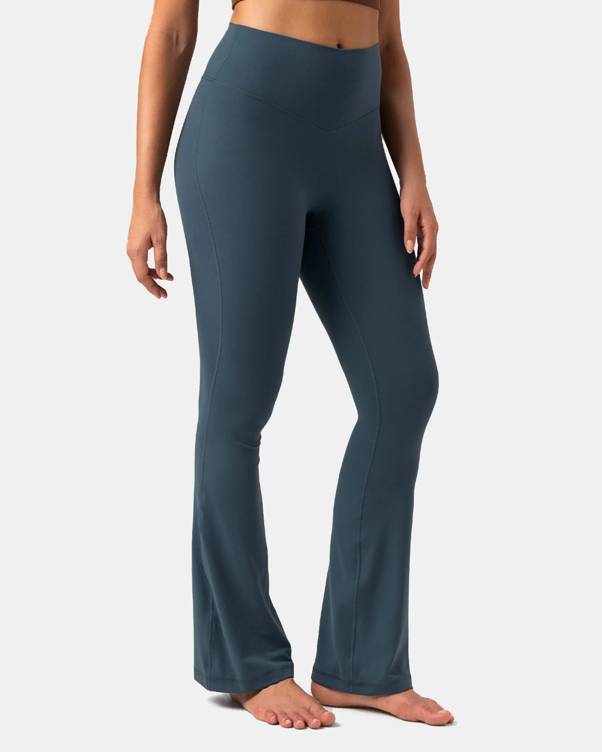 Dreamlux® No Front Seam Flare Legging 29.5" - Standard 3