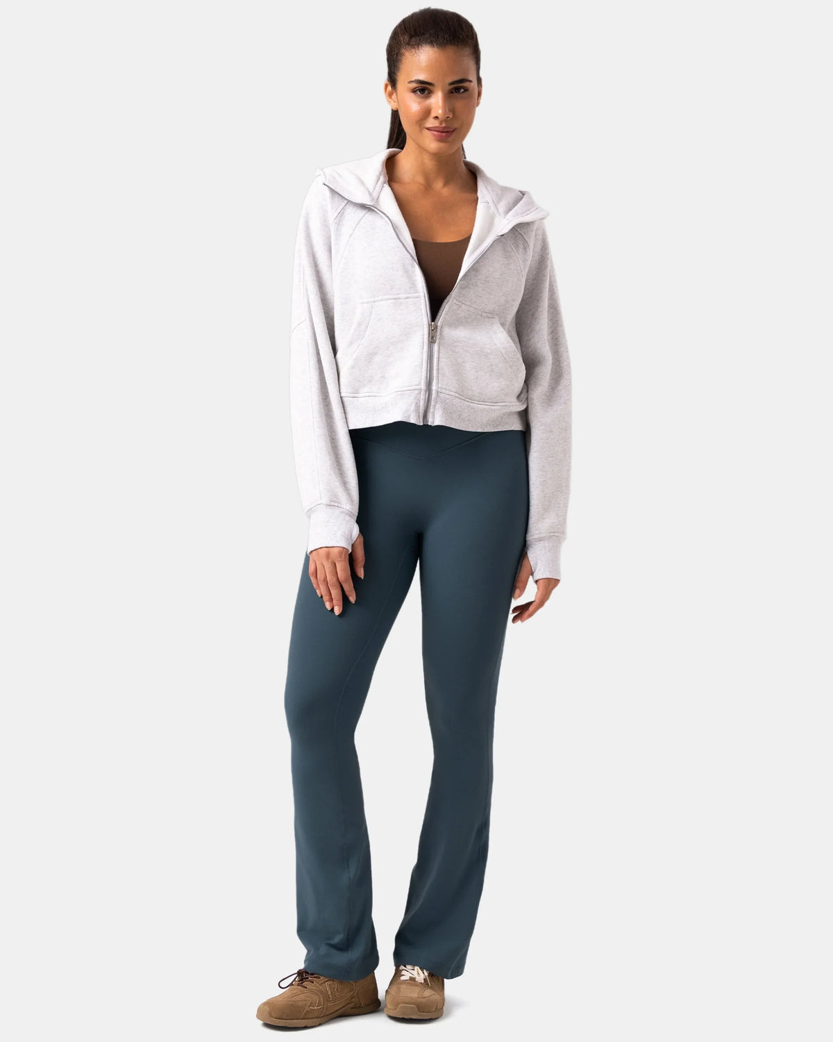 Dreamlux® No Front Seam Flare Legging 29.5" - Standard 2