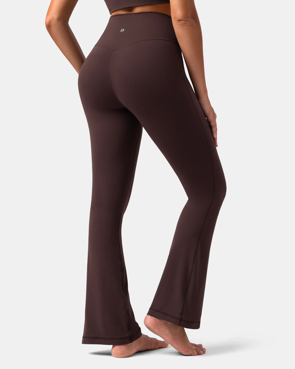 Dreamlux® No Front Seam Flare Legging 29.5" - Standard — Espresso
