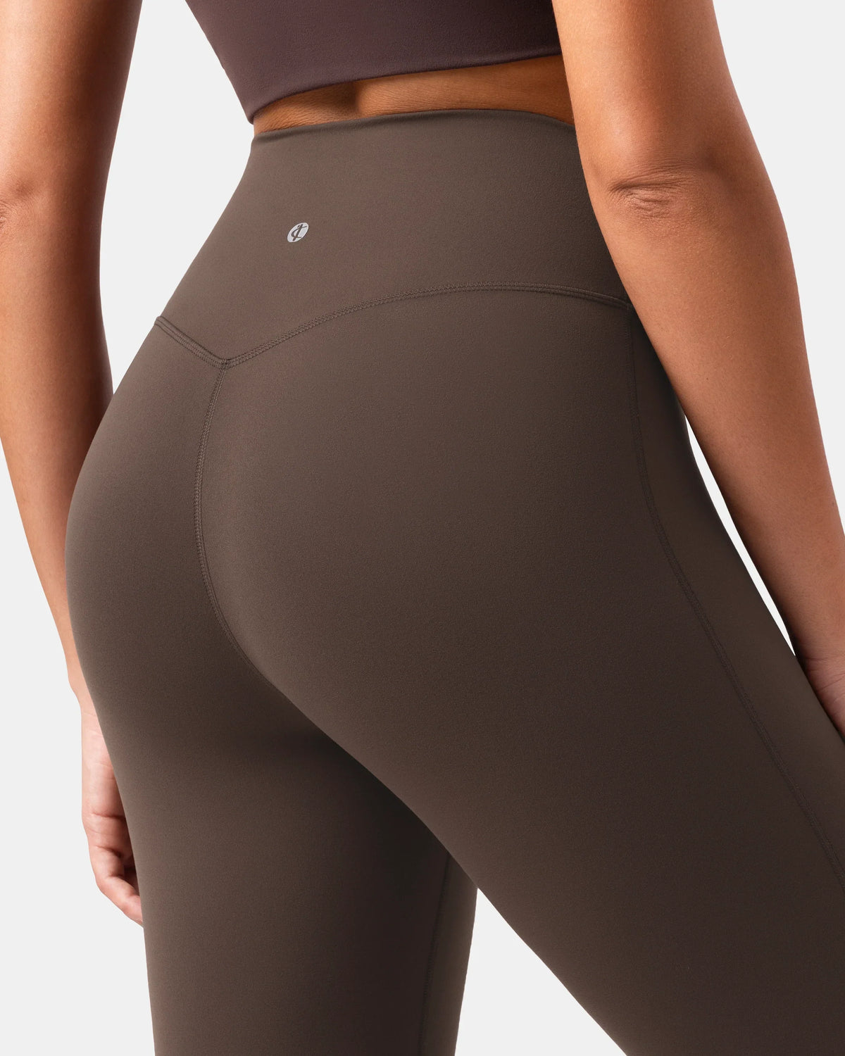 Dreamlux® No Front Seam Flare Legging 29.5" - Standard — Major Brown
