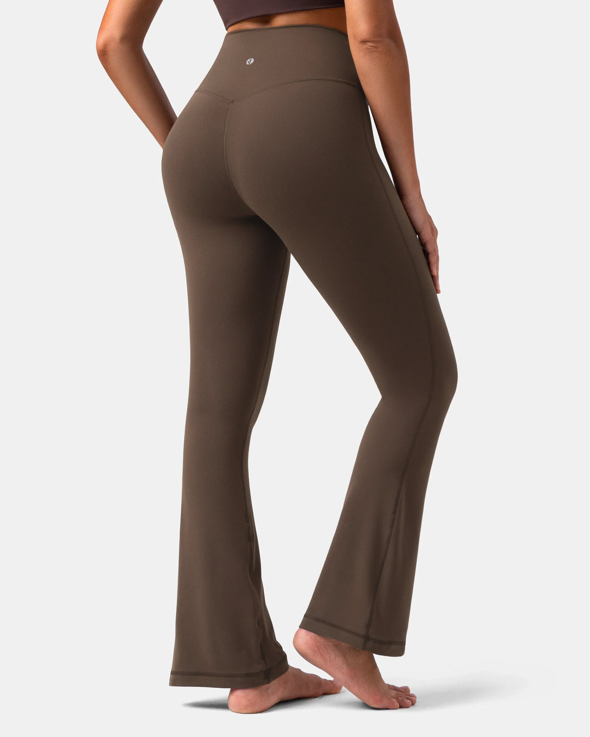 Dreamlux® No Front Seam Flare Legging 29.5" - Standard — Major Brown