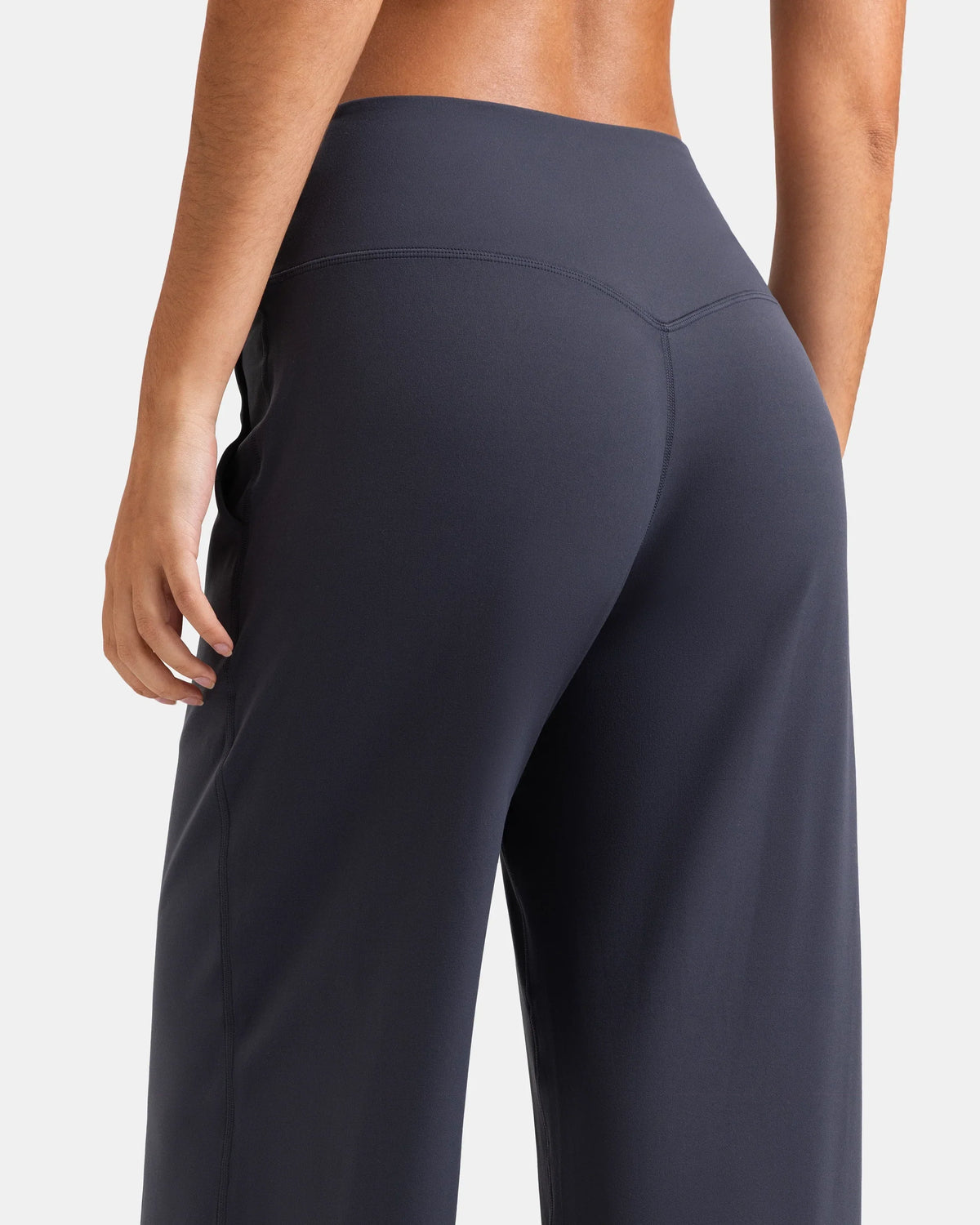 Dreamlux® Wide Leg High Waisted Ultra Soft 27.5" Daily Pant - Petite 4