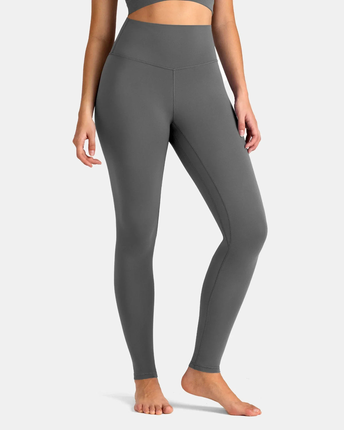 Essential Buttery Soft 28" Everyday Wear Legging — Charcoal Grey