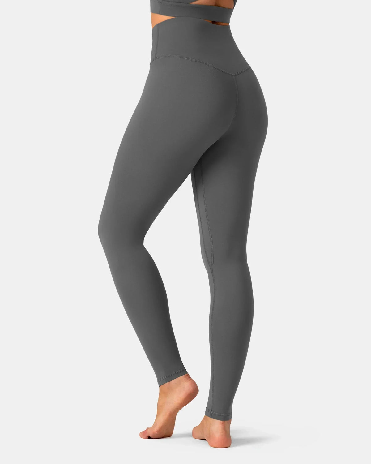 Essential Buttery Soft 28" Everyday Wear Legging — Charcoal Grey