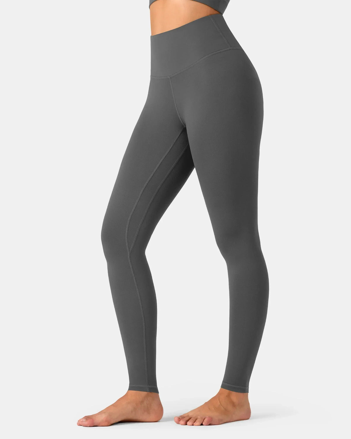 Essential Buttery Soft 28" Everyday Wear Legging — Charcoal Grey