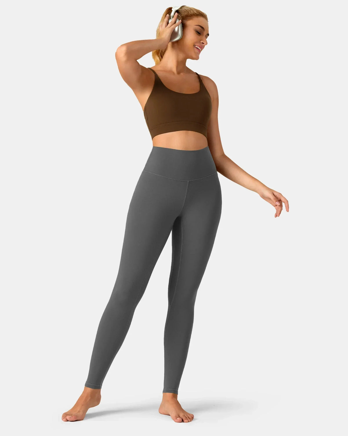 Essential Buttery Soft 28" Everyday Wear Legging — Charcoal Grey
