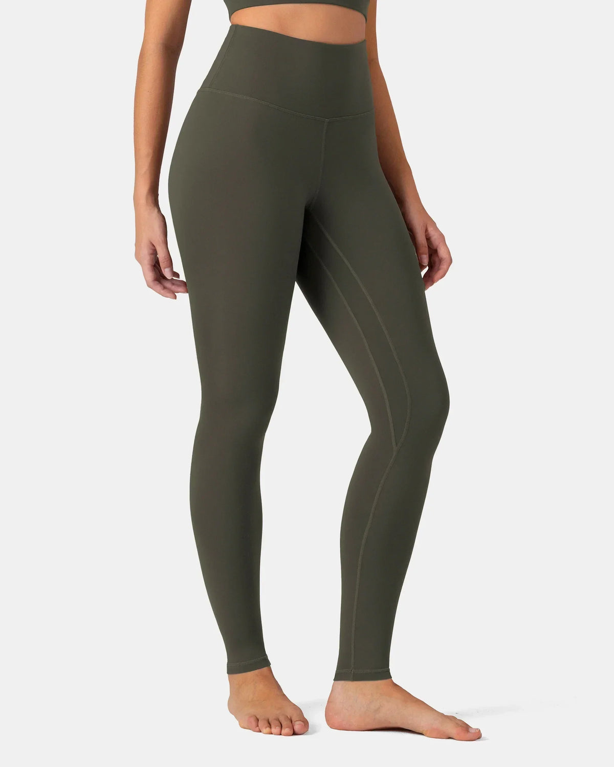 Essential Buttery Soft 28" Everyday Wear Legging — Olive Green