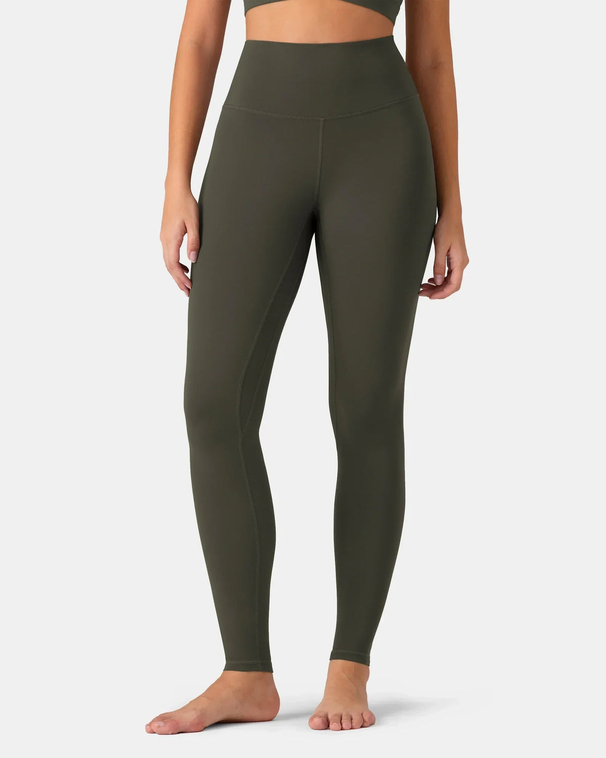Essential Buttery Soft 28" Everyday Wear Legging — Olive Green
