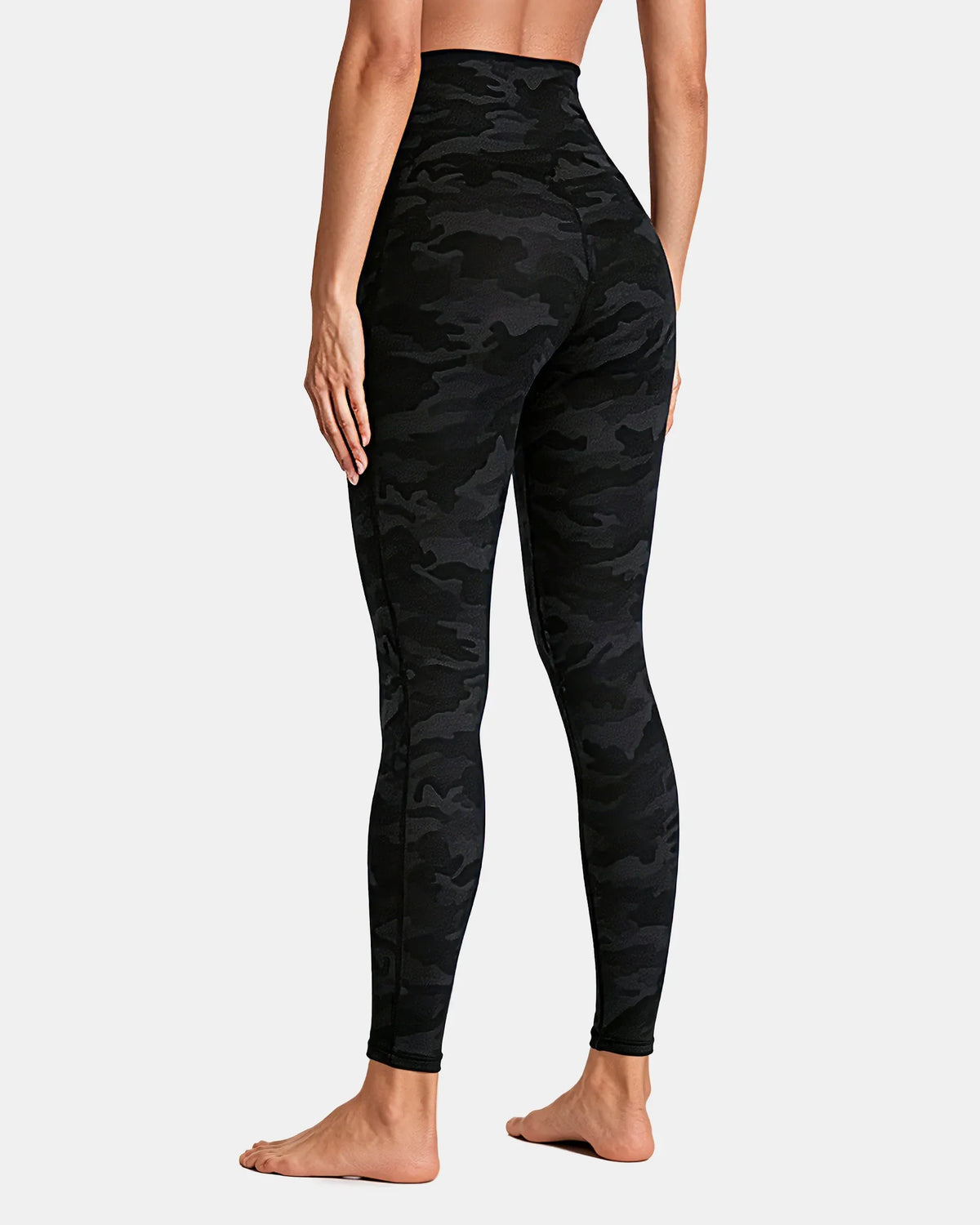 Essential High Waisted 25" Legging w/ Pockets — Deep Grey Camo