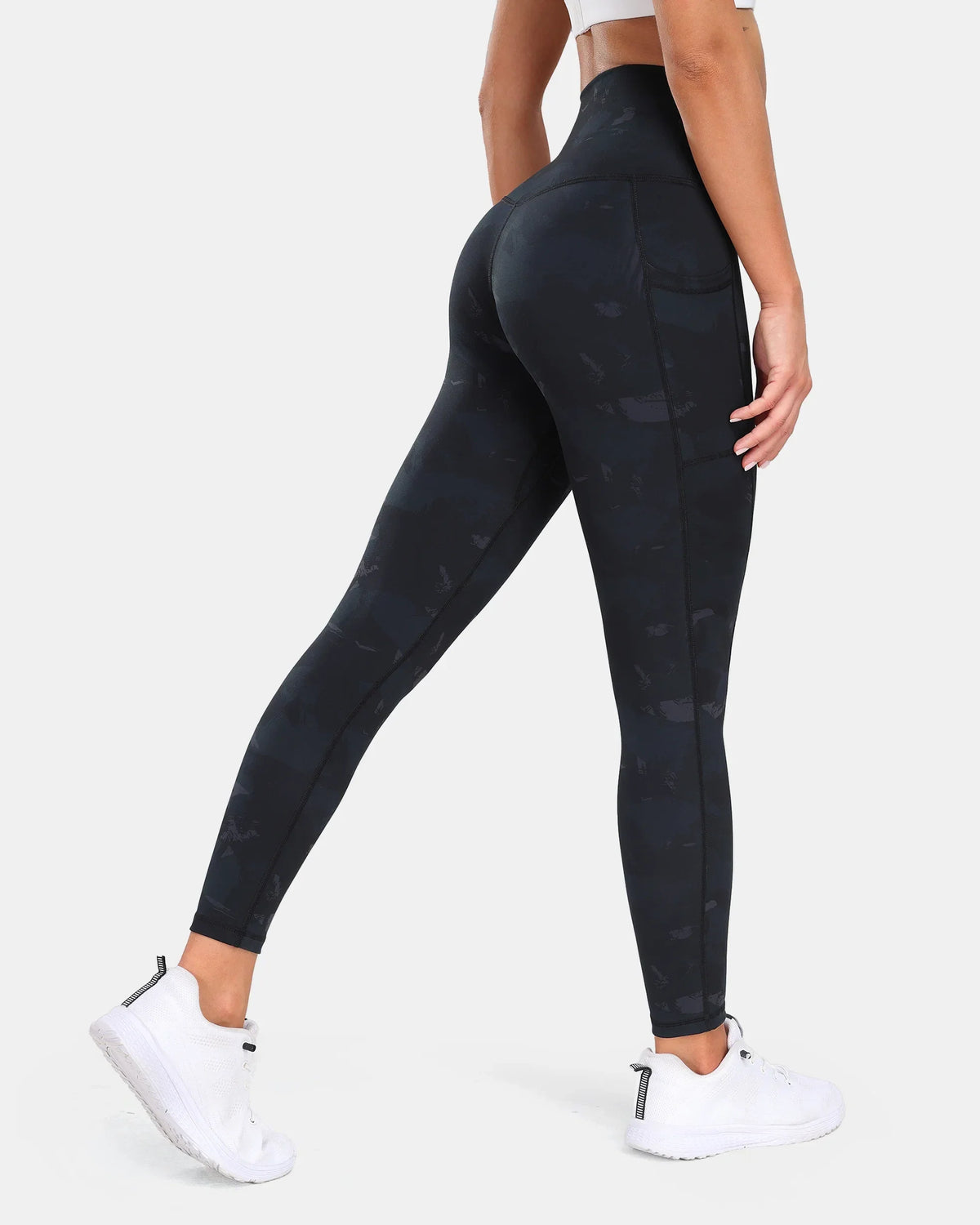 Essential High Waisted 25" Legging w/ Pockets — Splinter Camo