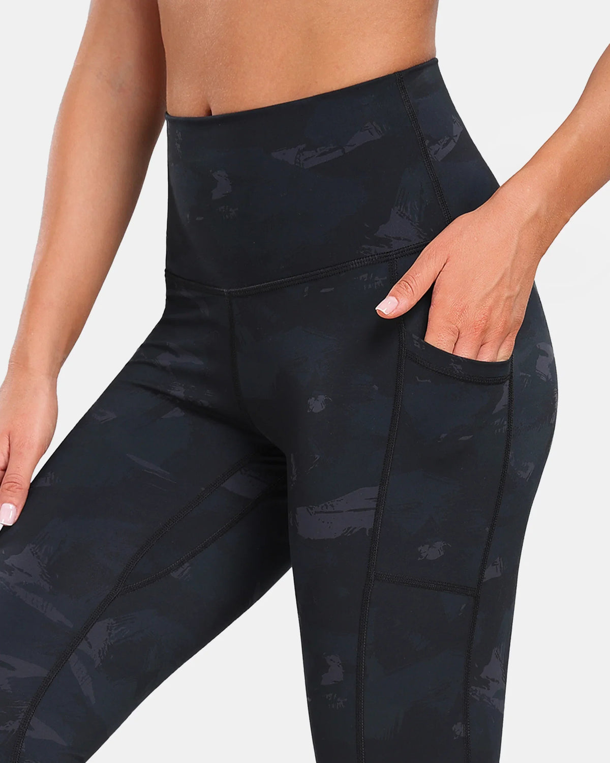 Essential High Waisted 25" Legging w/ Pockets — Splinter Camo