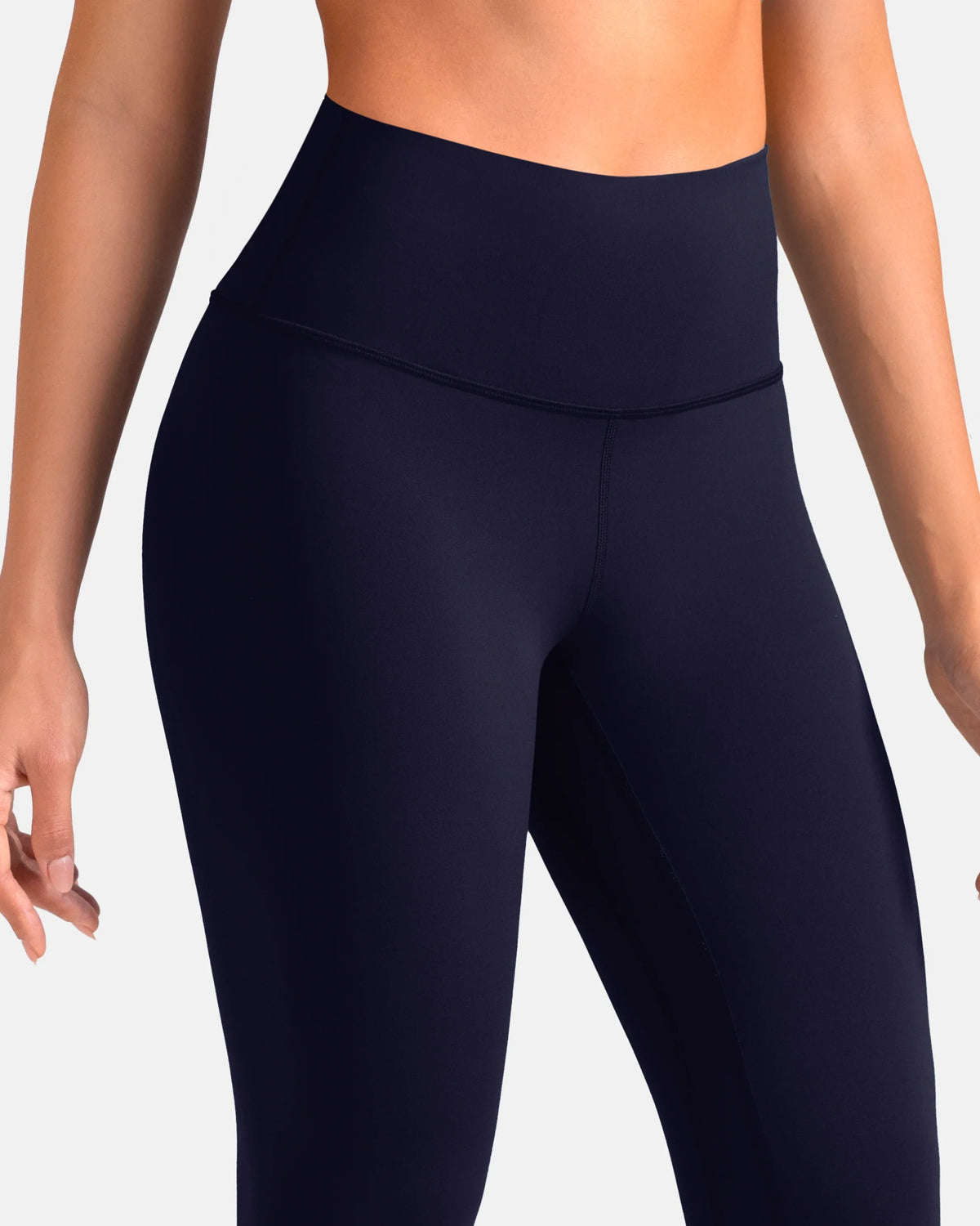 Essential High Waisted 7/8 Sports Legging — Navy