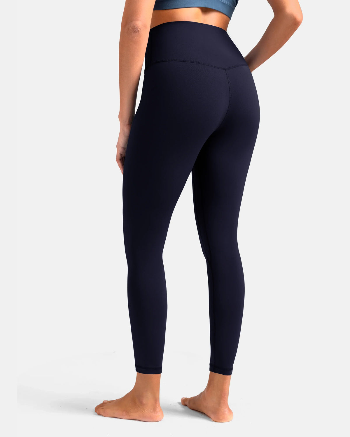 Essential High Waisted 7/8 Sports Legging — Navy
